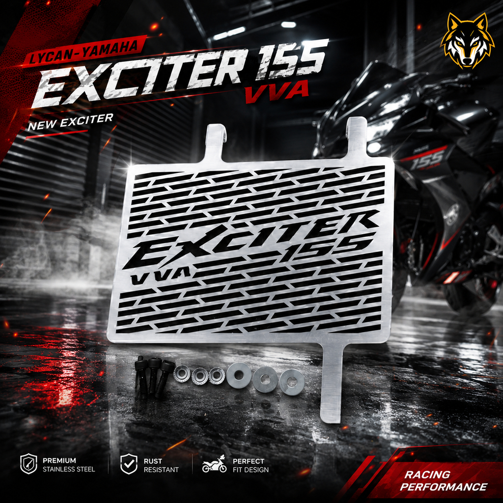 การ์ดหม้อน้ำ Yamaha exciter 155VVA / ตรงรุ่น Exciter 155VVA การ์ดหม้อน้ำ new Exciter 155VVA