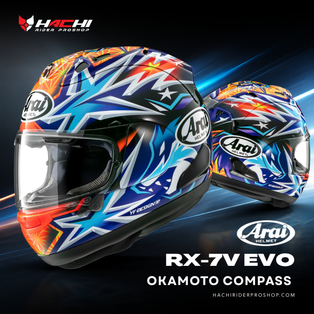 ARAI RX-7V EVO - Okamoto Compass