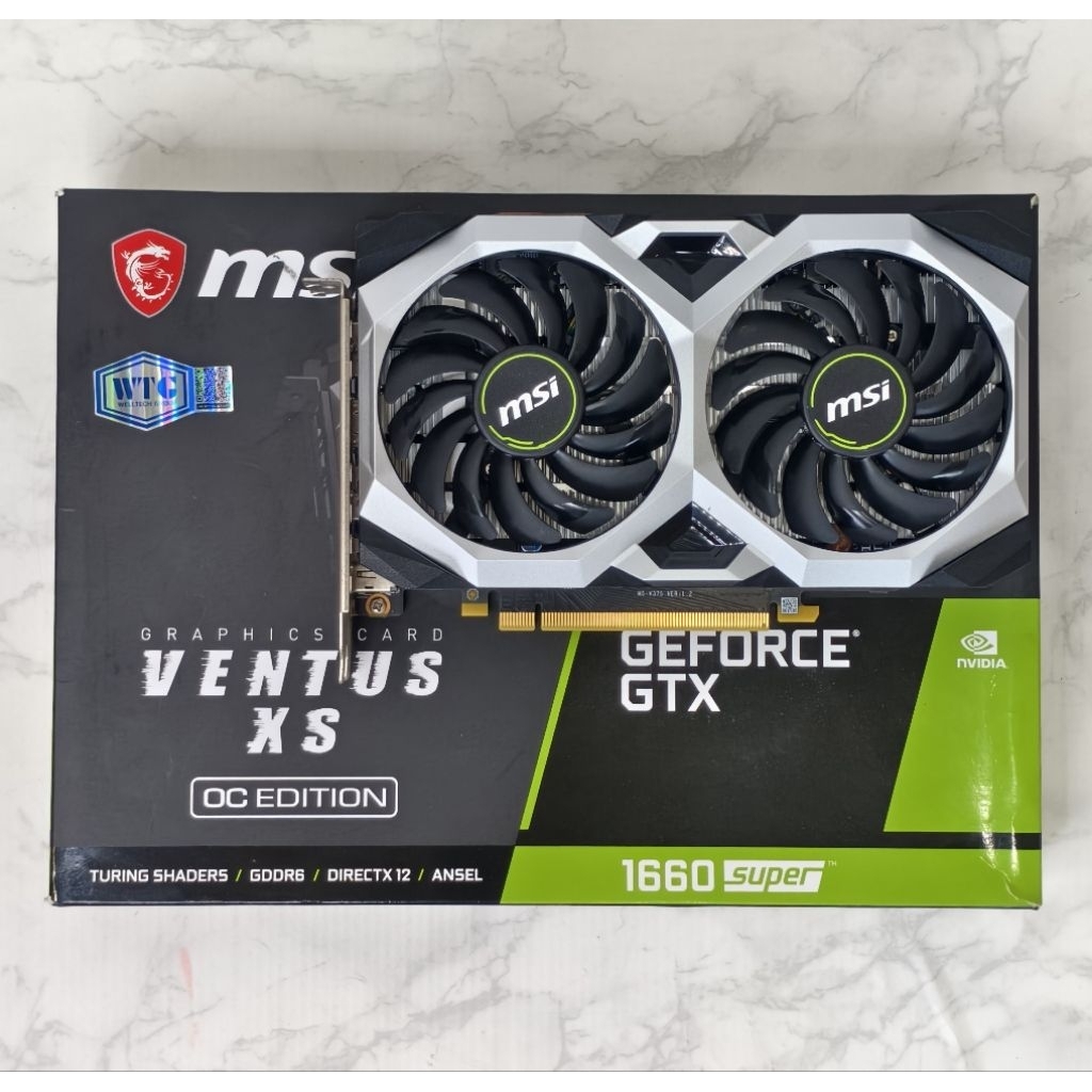 MSI GeForce GTX 1660 SUPER VENTUS 6G DDR6 มือสอง พร้อมส่ง