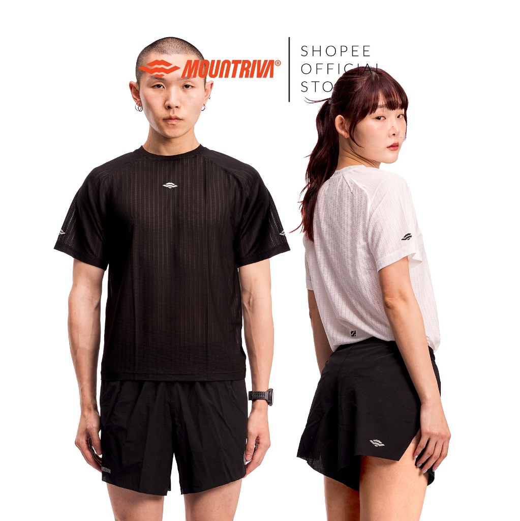 Mountriva MRX01 เสื้อวิ่งแขนสั้น น้ำหนักเบา ระบายอากาศ สำหรับแข่งขัน