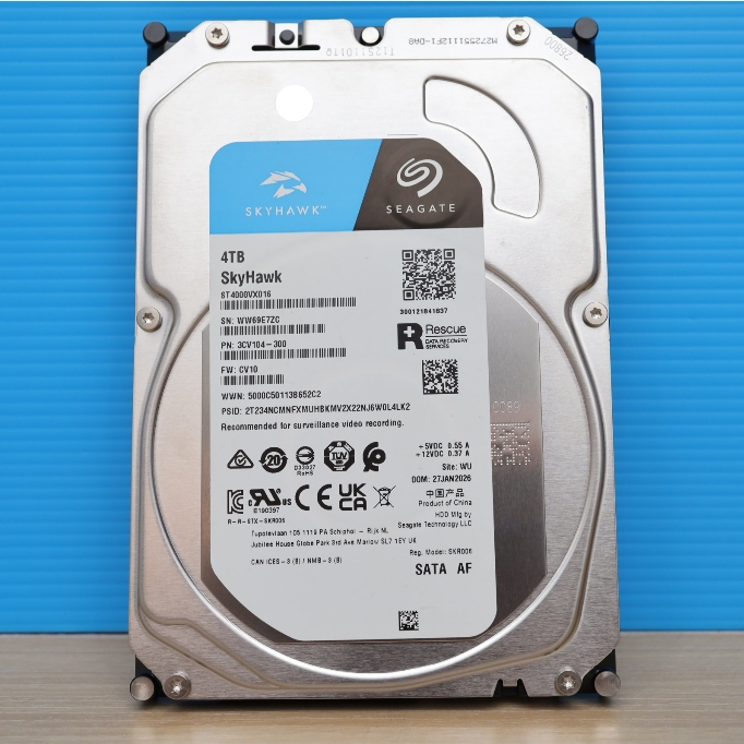 Seagate SkyHawk HDD 4TB ST4000VX016