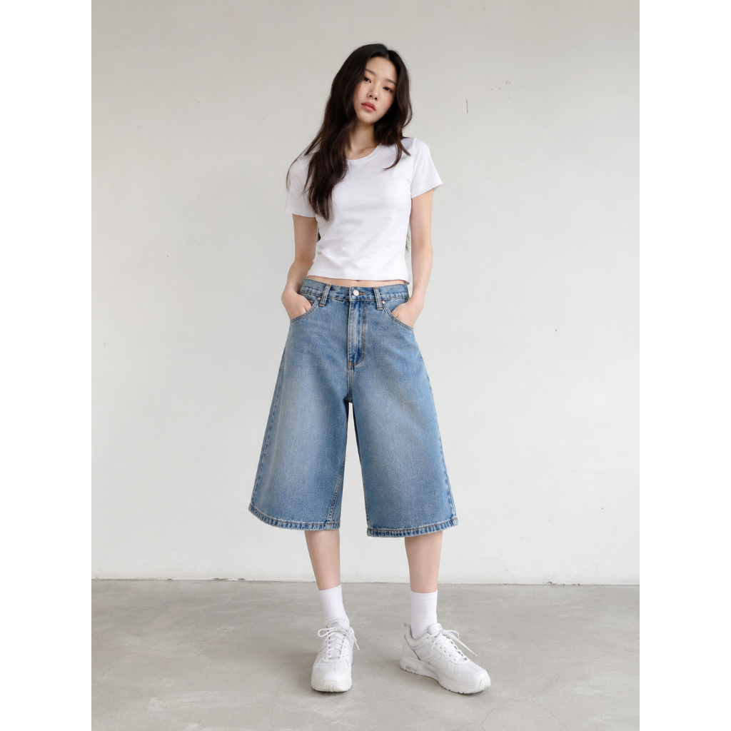 Niyom Jeans collection Fade Out : รุ่น  WJ511 / WJ512 / WJ513 / WJ514 กางเกงยีนส์ ทรงจอร์จ