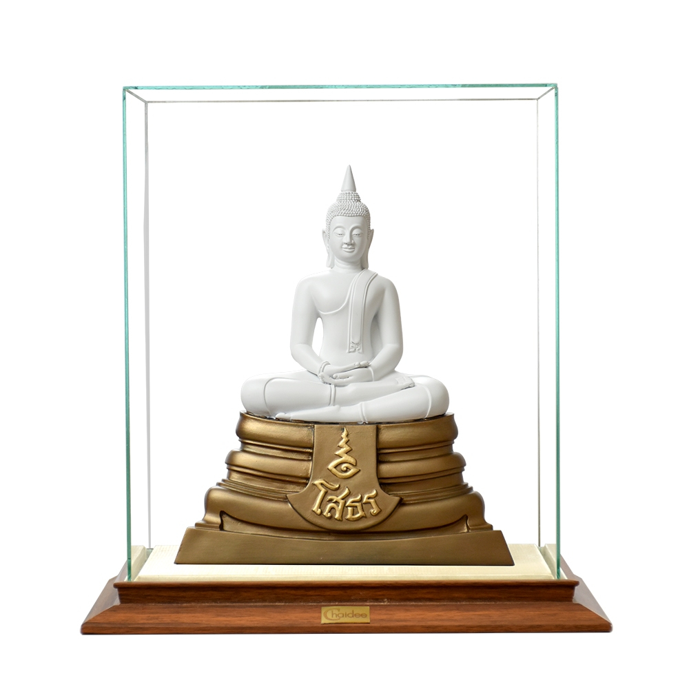 CHAIDEE หลวงพ่อโสธร (สีขาว) ของขวัญมงคล ของขวัญให้ผู้ใหญ่ ของขวัญเกษียณ ของขวัญขึ้นบ้านใหม่ ฮวงจุ้ย