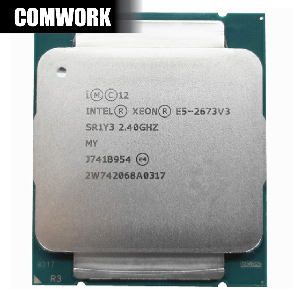 ซีพียู XEON V4 V3 2678 2676 2673 2670 2660 2650 2640 2637 2630 LGA 2011-3 X99 CPU PROCESSOR WORKSTAT