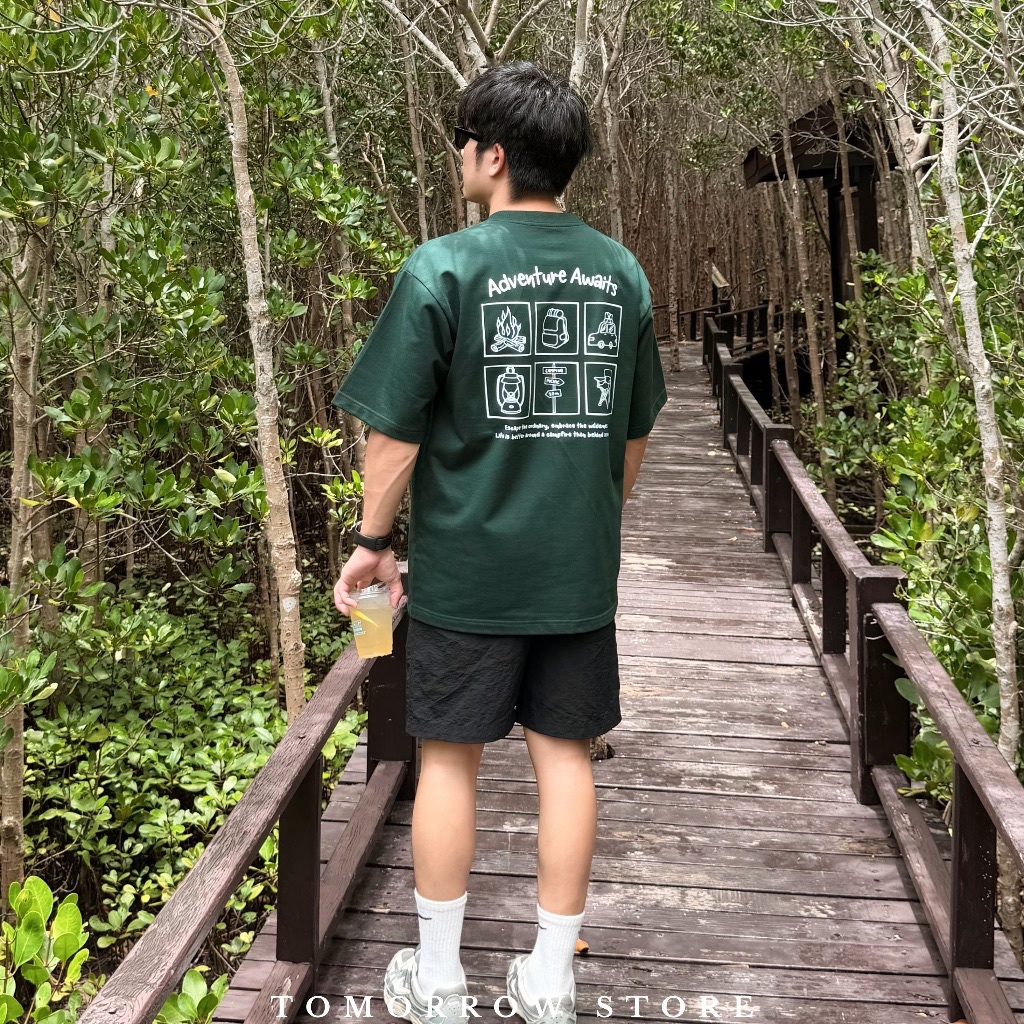 TOMORROW- เสื้อOVERSIZE/Premium-Adventure Awaits