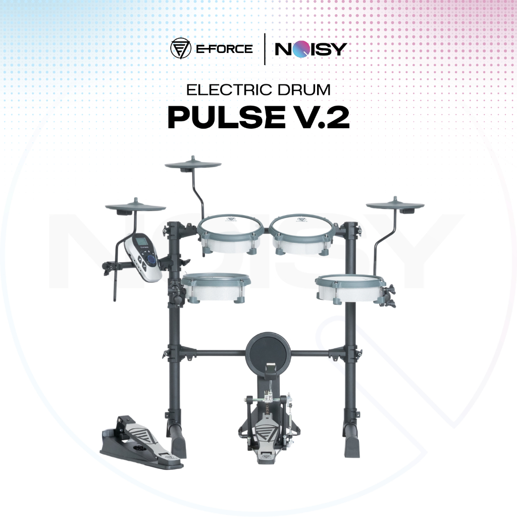 กลองไฟฟ้า E-Force Pulse Plus V.2 กลองหนังมุ้งทุกใบ รับประกัน 1 ปี