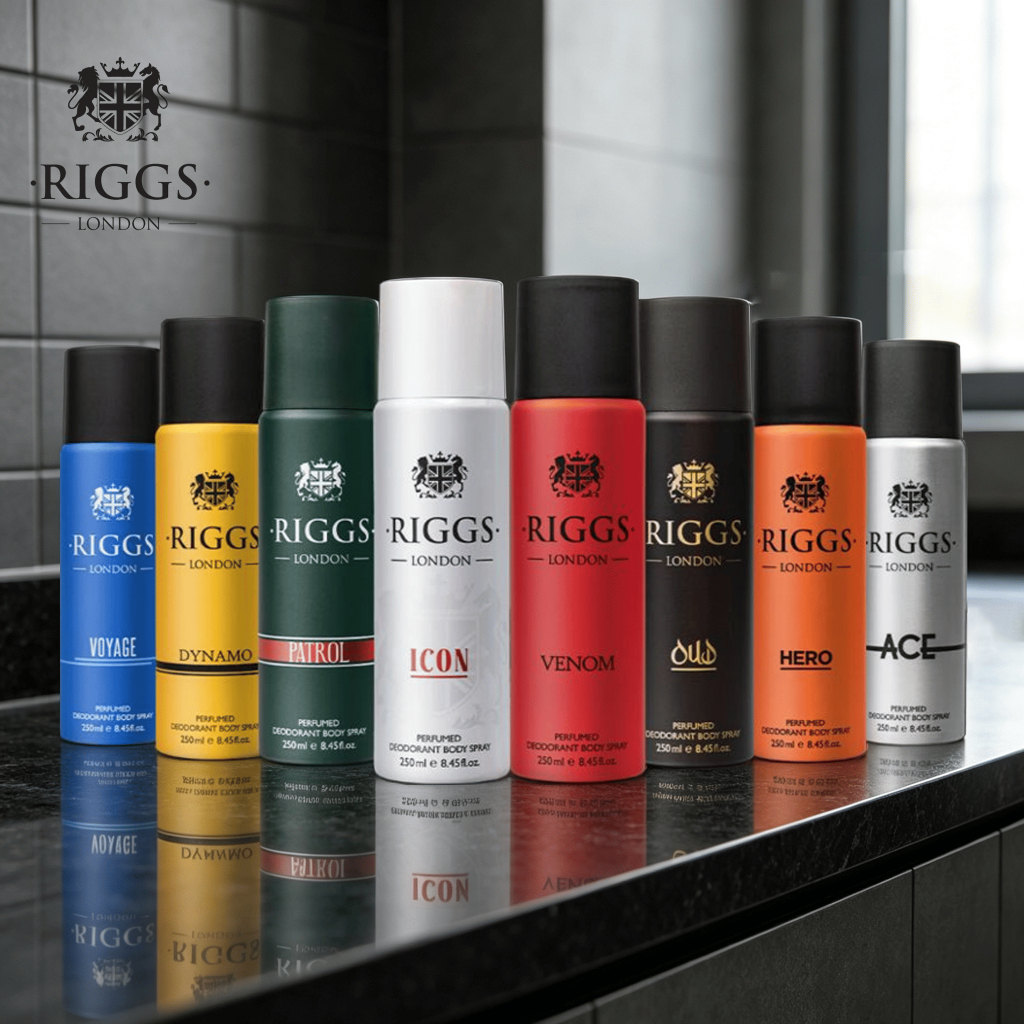 All Riggs London Man สเปรย์ระงับกลิ่นกาย 250มล10 กลิ่นหอมผู้ชาย เลือกได้ สดชื่นมั่นใจ🔥 Body Deodorant Spray