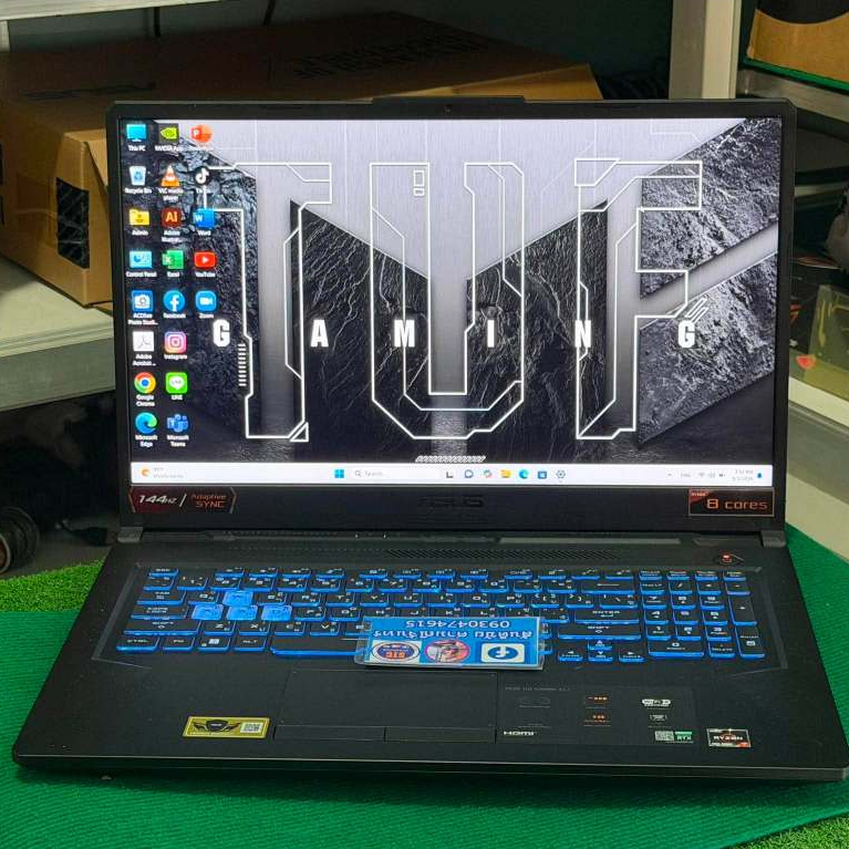 #17.3" #AMD #Ryzen7 & #74800H #ASUS #TUF #GAMING #A17 ทรงพลัง