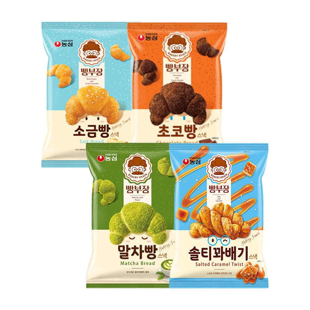 [ของแท้] 빵부장 Nongshim Snack Bread (ขนมอบกรอบปังบูจัง) 55g