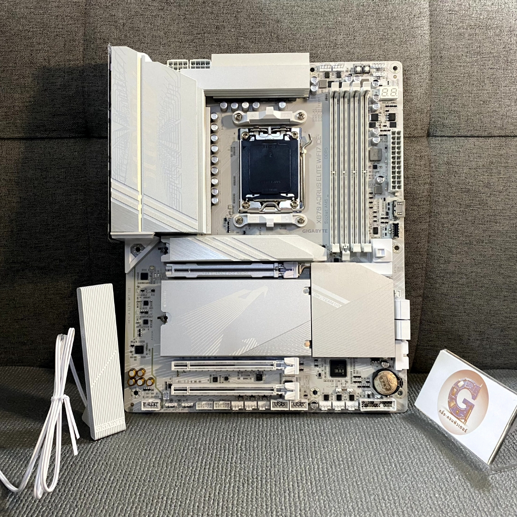 MAINBOARD AMD AM5 X870 GIGABYTE AORUS ELITE WIFI 7 ICE
