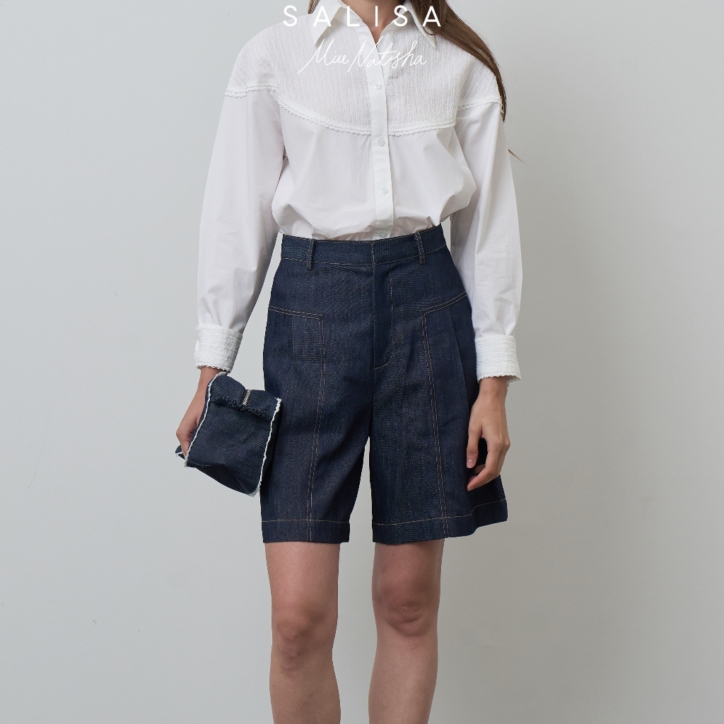 SALISA x Miu Natsha - DENIM SHORTS MN FW26 *XS PRE-ORDER 1 WEEK*