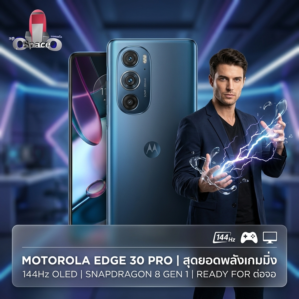 Motorola Edge 30 Pro 12/256 | 144Hz OLED Gaming ReadyFor ต่อจอเป็นคอม | ทักก่อนสั่ง