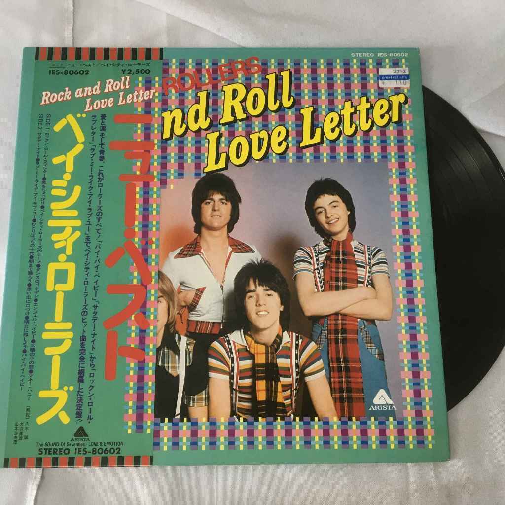 Bay City Rollers - Rock 'N Roll Love Letter แผ่นเสียงไวนิว LP ขนาด 12 นิ้ว K673