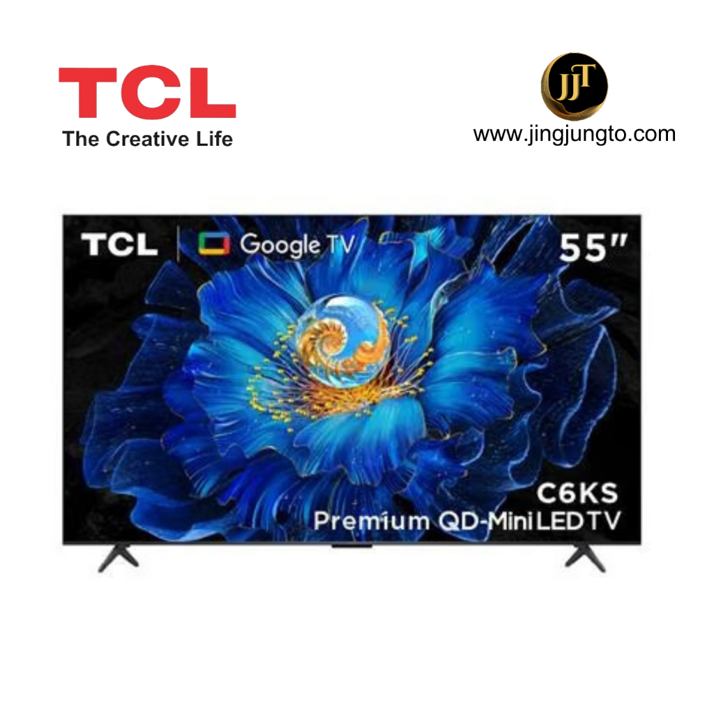 TCL 55 นิ้ว รุ่น55C6KS QD-Mini LED 4K TV ขนาด55นิ้ว