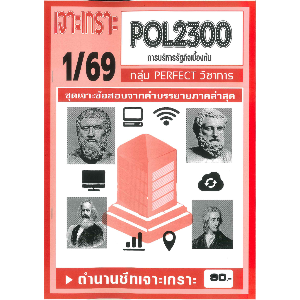 เจาะเกราะ POL2300 การบริหารรัฐกิจเบื้องต้น (ข้อสอบปรนัย) 1/69