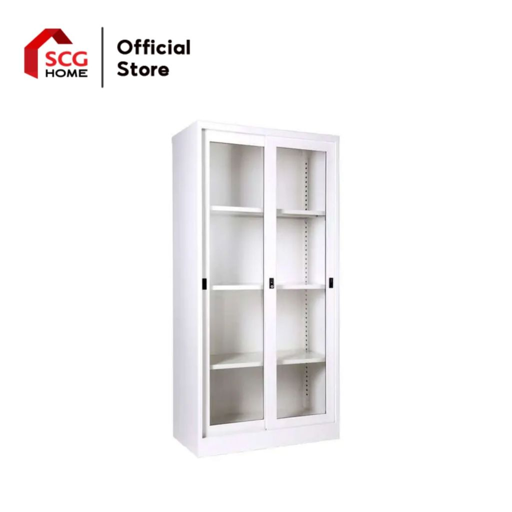 Kiosk Furniture ตู้บานเลื่อนกระจกสูง