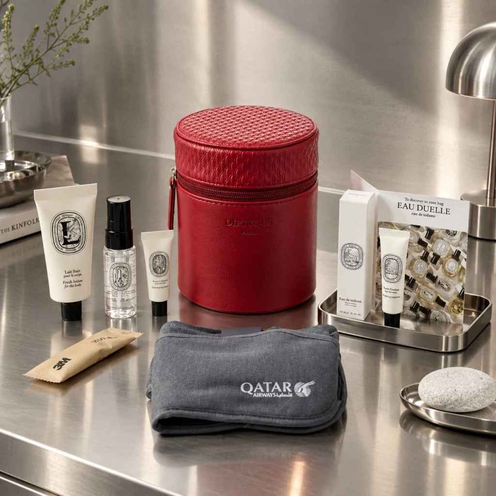 ✈️ Qatar Airways x Diptyque Amenity Kit (ของแท้ 100%)