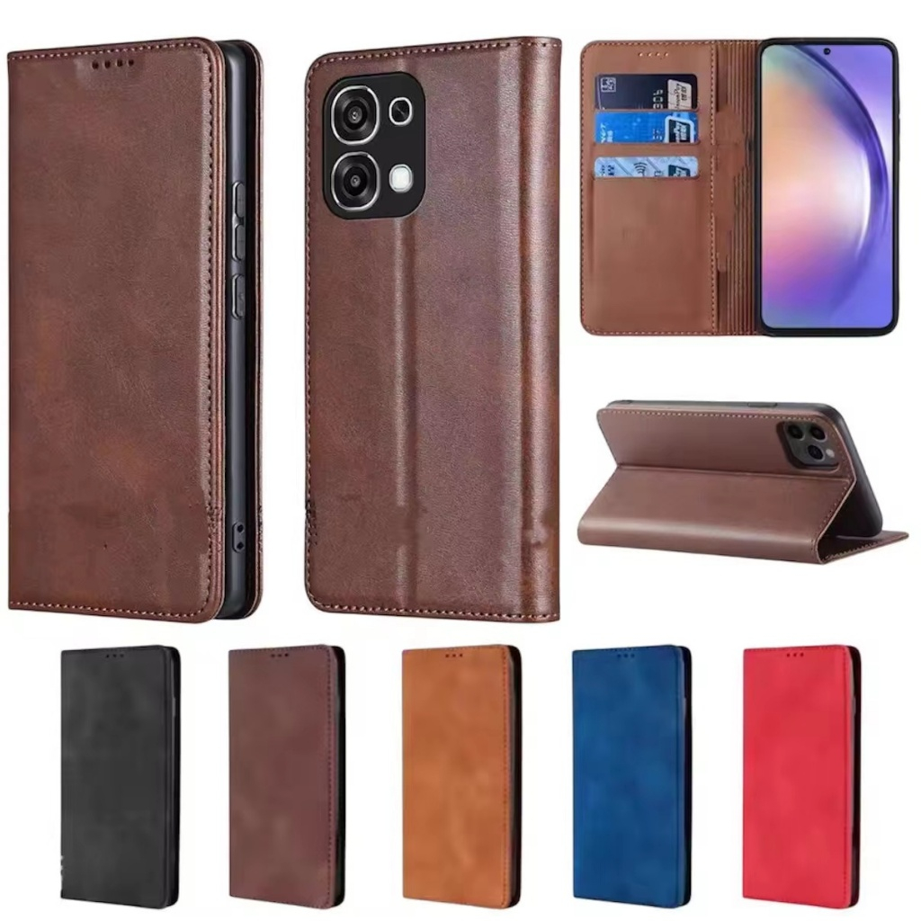 ⚡️ส่งจากไทย⚡️เคสฝาพับ สำหรับ Xaiomi Redmi 15 15C15 Mi15T 15Tpro Mi 14 14Tpro เคสตั้งได้ใส่นามบัตรได้
