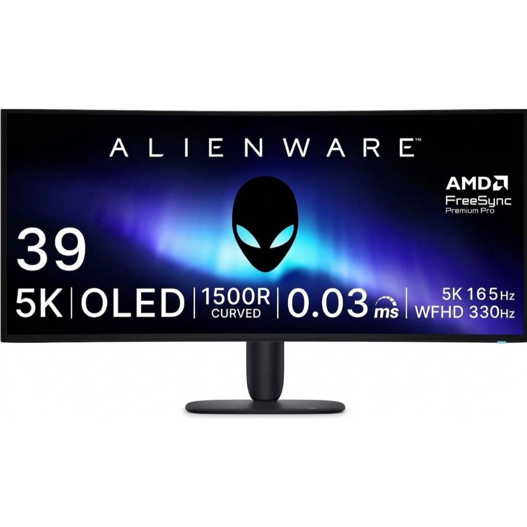 Dell AW3926QW 38.9. Curved OLED Alienware Gaming Monitor 5K2K RGB Stripe, Tandem OLED, Anti-Reflecti
