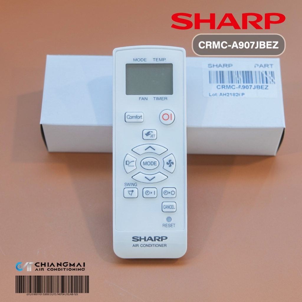 CRMC-A907JBEZ รีโมทแอร์ SHARP รีโมทแอร์ชาร์ป (แท้ศูนย์) รุ่น AH-PR10, AH-R13