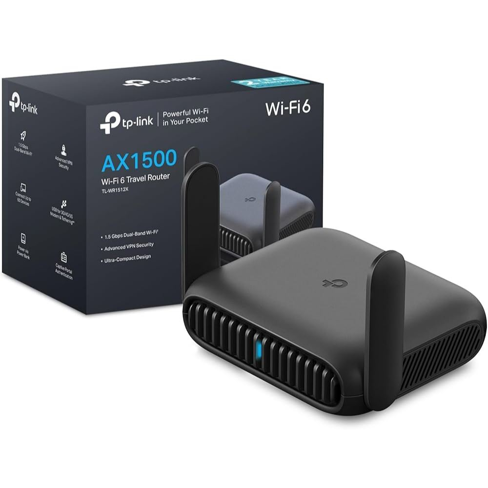 (Travel Router) TP-LINK TL-WR1512X AX1500 Wi-Fi 6 เราเตอร์พกพา