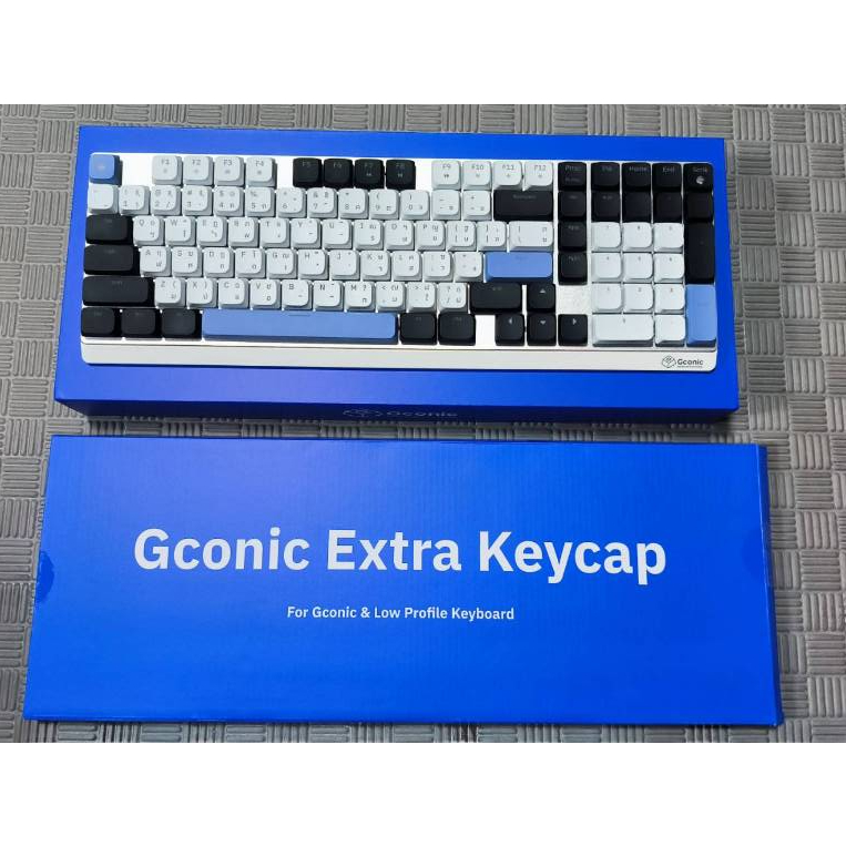 Gconic A98 Lite Tri mode Low profile Mechanical keyboard Brown switch + Keycap มือสอง