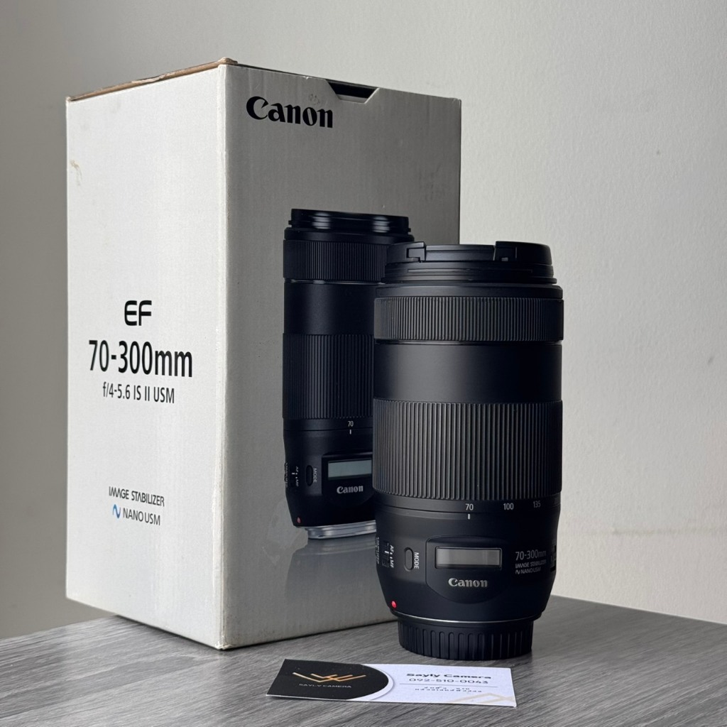 Canon zoom lens EF70-300mm IS II USM เลนส์ซูม แคนนอน 70-300