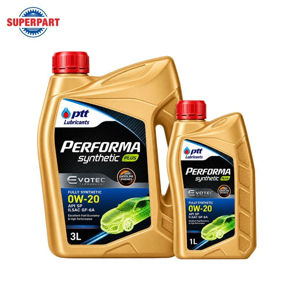 PTT น้ำมันเครื่อง PTT PERFORMA SYN ECO CAR SQ SAE 0W-20 ขนาด 3L + 1L