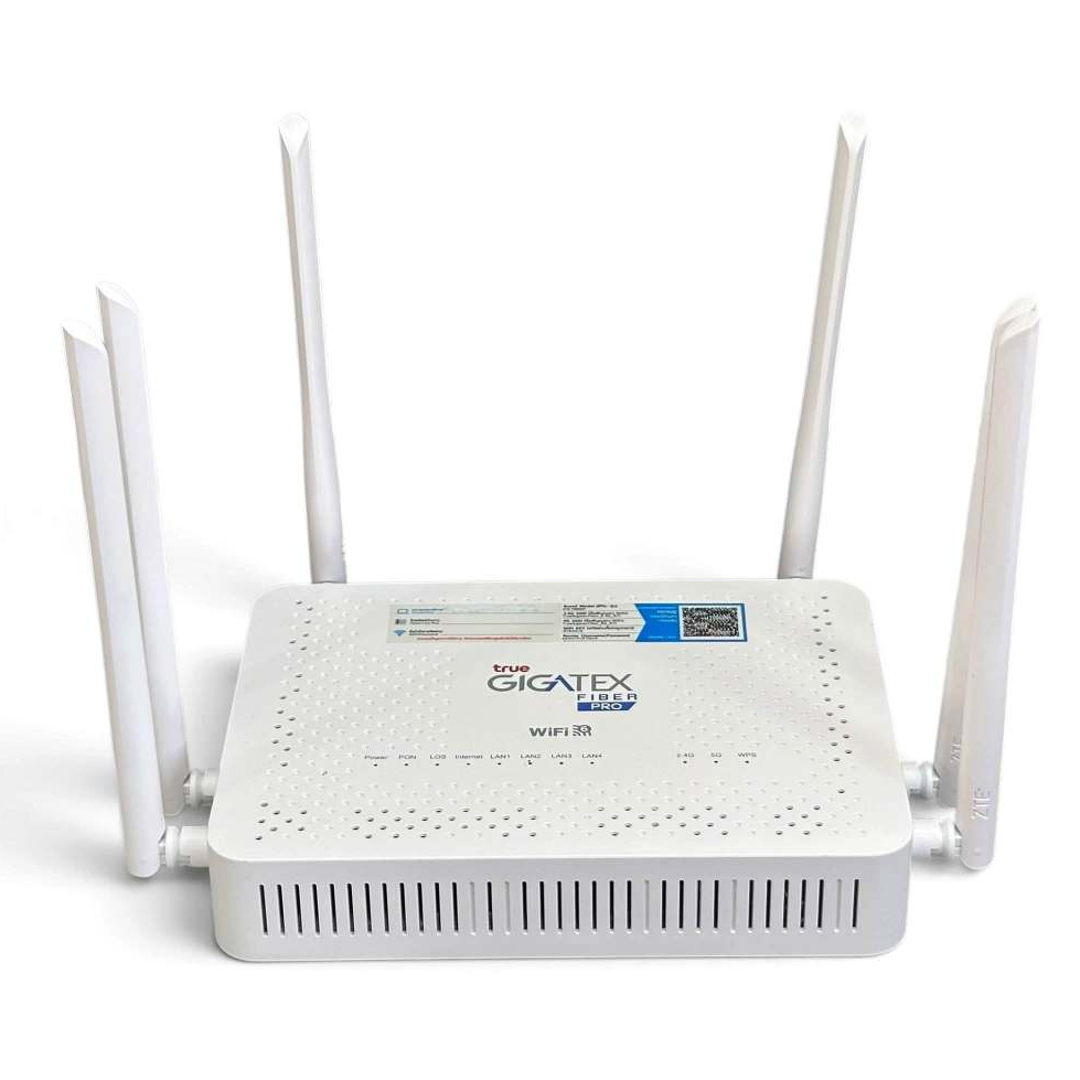 เราเตอร์ทรู True ZTE F6600P Gigatex Fiber Router WiFi6 AX3000 มือสอง