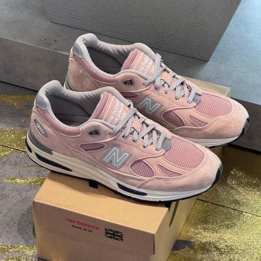 ของแท้ 100%New Balance NB 991 V2 Pink Grey