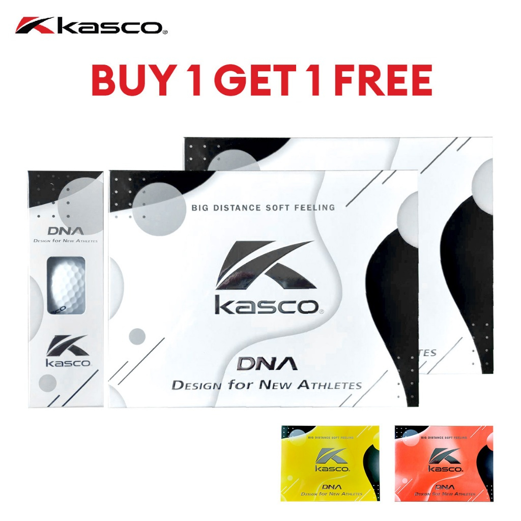 ❣️ โปรโมชั่นซื้อ 1 แถม 1 ❣️ ลูกกอล์ฟ DNA ตีไกล จาก KASCO DNA GOLF BALLS ลูกกอล์ฟ 2 ชั้น