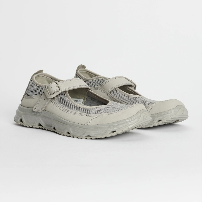[มือสอง] Salomon RX Marie Jeanne Buckle-Fastened Sneakers สี Ghost Grey UK 6.5