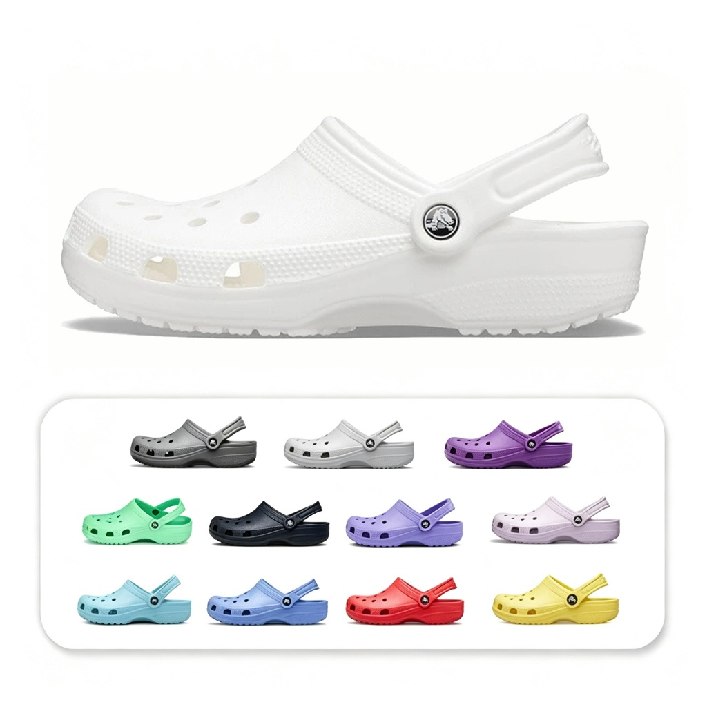 Crocs Classic Clog | รองเท้าโครคส์ใส่สบาย น้ำหนักเบา แห้งเร็ว ไม่อับชื้น เหมาะทุกวัย 36-45 ส่งฟรี COD