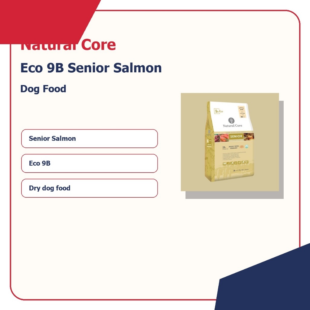 Natural Core Eco 9B Senior Salmon Dry Dog Food 6kg