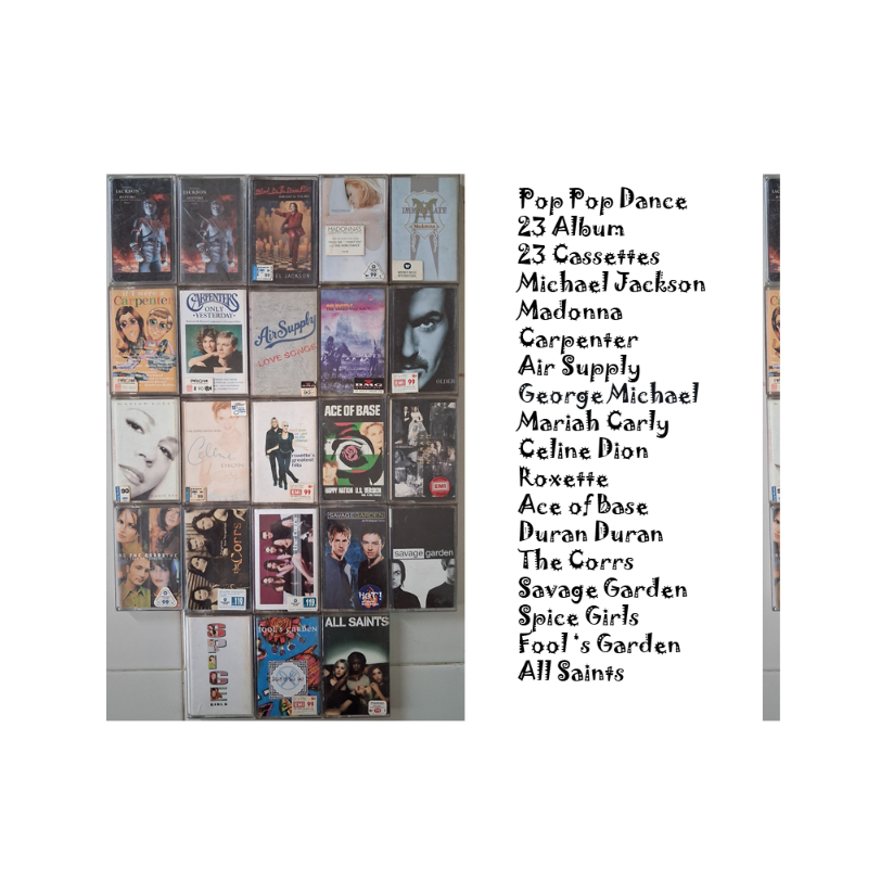 23Album Pop #MJ #Madonna #Spice Girls #Carpenter #Air Supply #Mariah #Celine #The Corrs #Duran Duran