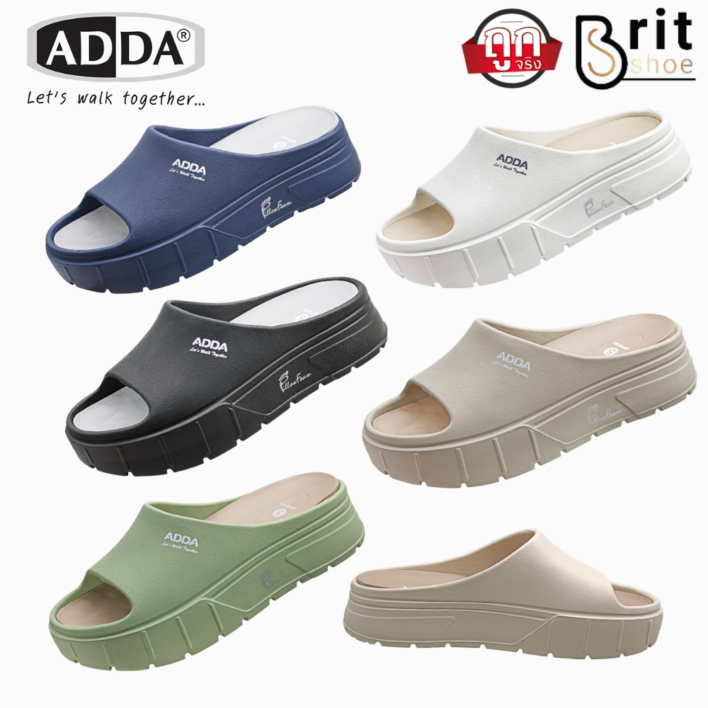 ADDA Pillow Foam รองเท้าแตะ รองเท้าลำลอง แบบสวม สำหรับผู้หญิง รุ่น 5PF12W1 (ไซส์ 4-7)