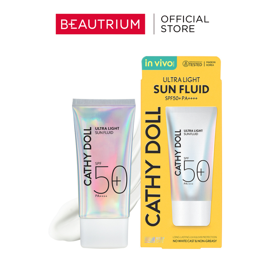 CATHY DOLL Ultra Light Sun Fluid SPF50 PA++++ ครีมกันแดด 40ml