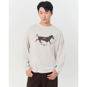 REEVE BUDDY LONG TEE - เสื้อแขนยาวผ้า slub พิมพ์ลาย