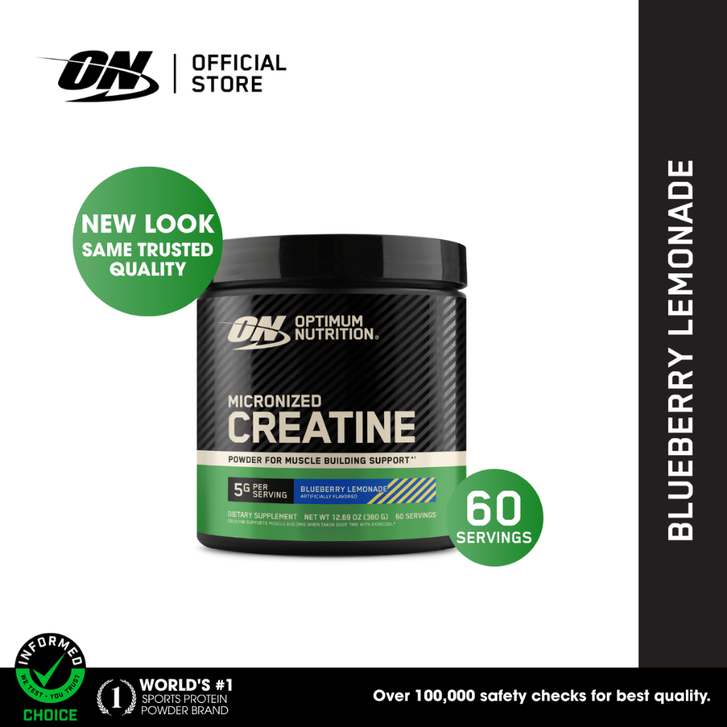 OPTIMUM Micronized Creatine 360G – Blueberry Lemonade