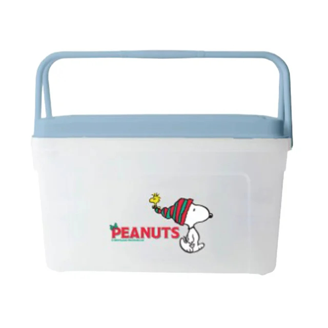 Super Lock ซุปเปอร์ล็อค กล่องอเนกประสงค์หูหิ้ว Snoopy รุ่น 2509 ลายสนูปปี้ ขนาด24x26x39 กล่องเก็บของพลาสติก ลิขสิทธ์แท้