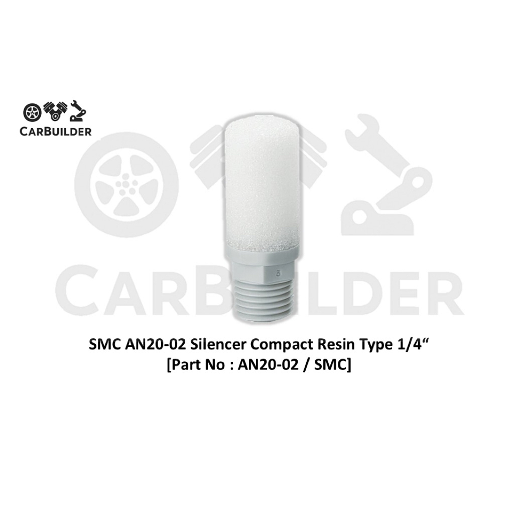 ตัวเก็บเสียง (Silencer) ยี่ห้อ SMC รุ่น AN20-02 ขนาด 1/4 นิ้ว