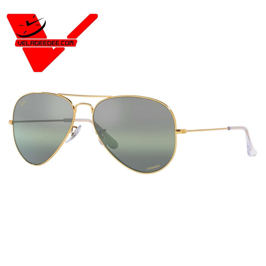แว่นตา Ray-Ban รุ่น RB3025 9196G458 AVIATOR LARGE METAL RB3025 9196G4 เลนส์ polarized สี LEGEND GOLD