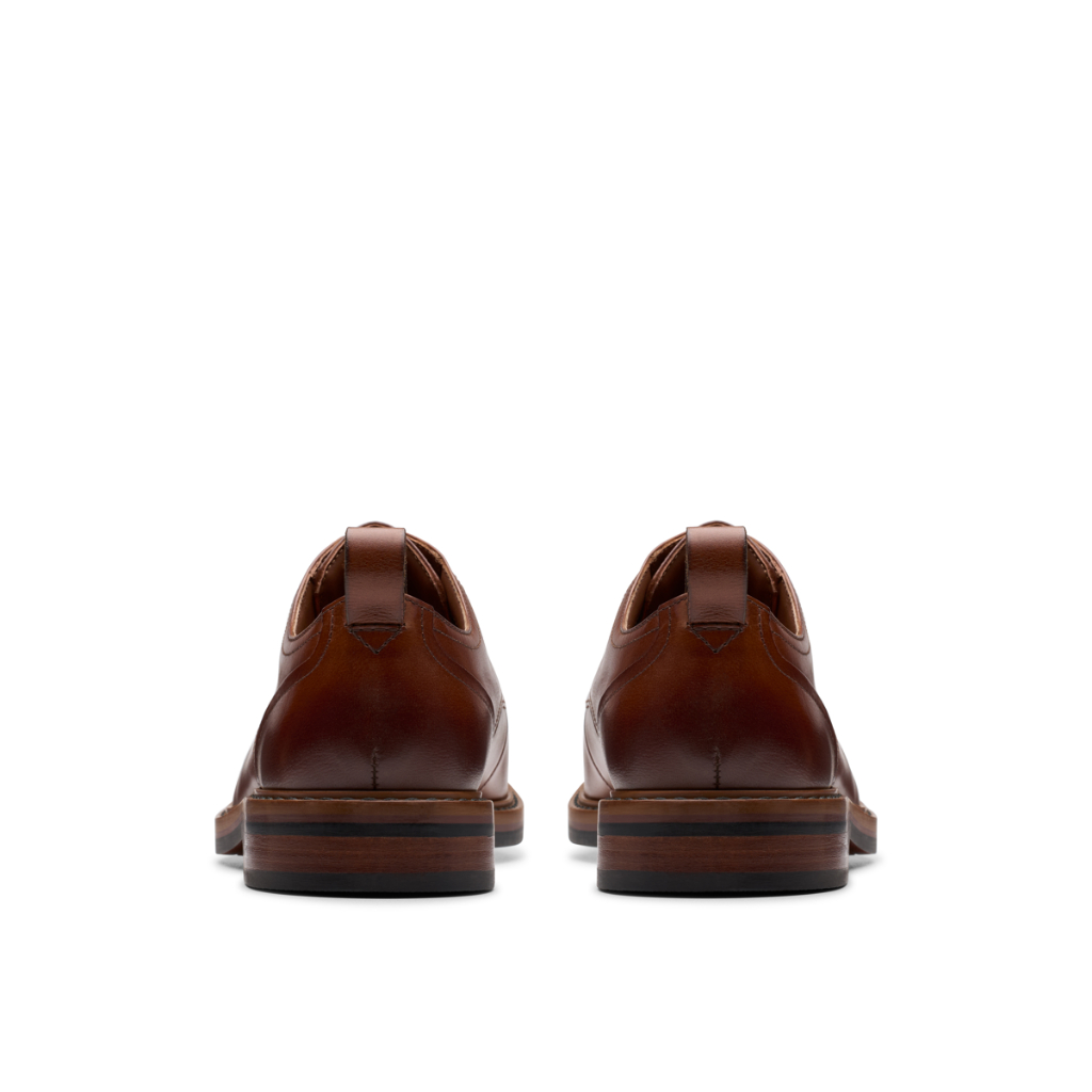 Clarks حذاء ديربي ALDWIN LACE جلد — بني فاتح — صورة 7