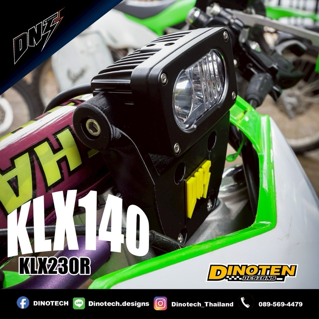 ชุดไฟหน้า สำหรับ KLX140.และKLX230R  V.1 (ยึดที่แฮนด์บาร์)