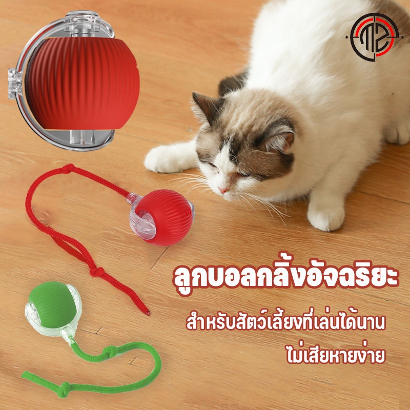 ชาร์จใหม่ได้ ของเล่นแมวอัจฉริยะ อัตโนมัติอัตโนมัติอัตโนมัติ ม้วนได้อย่างรวดเร็ว ลูกบอลฝึกสุนัขและแมว สร้างสรรค์และสร้างส