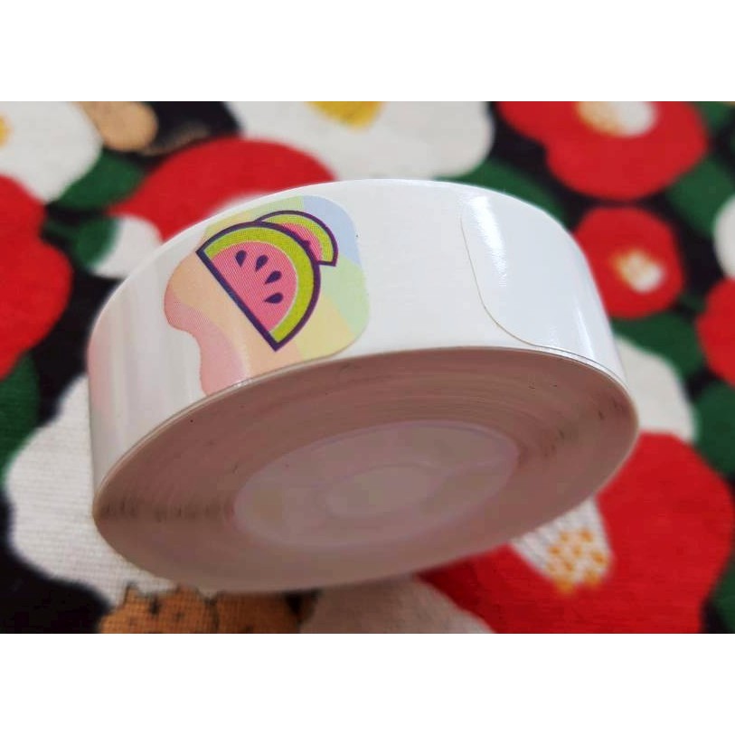 NIMBOT สติ๊กเกอร์ ฉลากความร้อนแบบม้วน ลายแตงโม สำหรับเครื่องพิมพ์ฉลาก NIIMBOT รุ่น D11, D110, D101, 