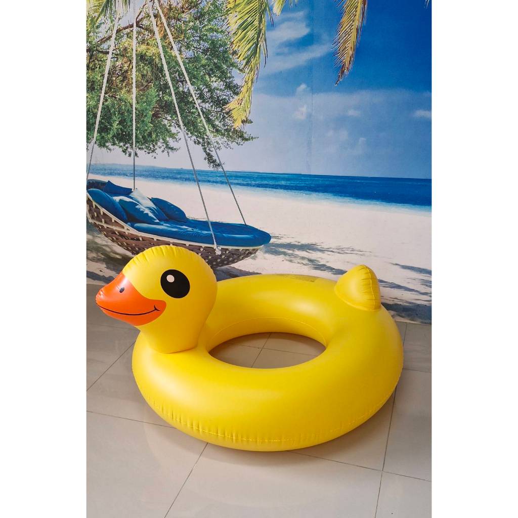 Sainteve ห่วงยางเป่าลม เป็ดเหลือง 120Cm.(กล่อง) A0766