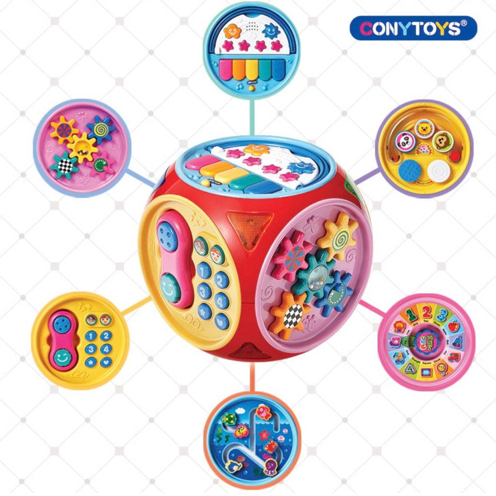 🇰🇷 [Conys] IQ EQ Edu-Ball – 6-in-1 Development Toy for Children | IQ + EQ Edu-Ball – ของเล่น 6-in-1 