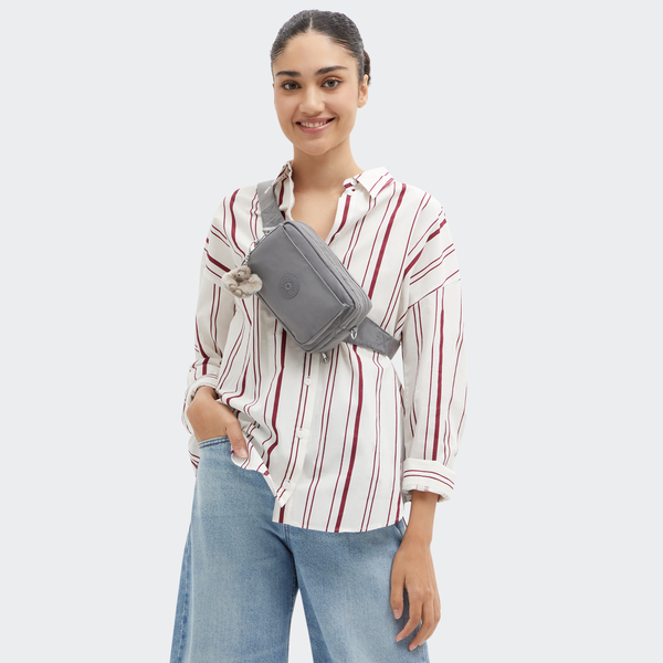 Kipling حقيبة ABANU MULTI — رمادي