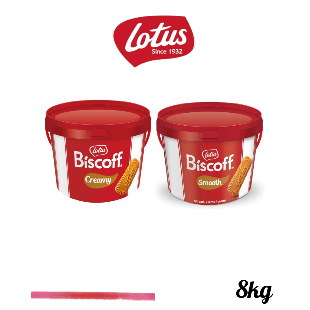 Lotus Biscoff  Spread น้ำหนัก 8 กิโลกรัม  มี 2 แบบ  BBF.31/08/26